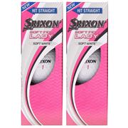 Srixon Soft Feel Lady Pack 6 Golf Balls  White