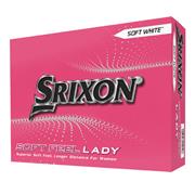 Srixon Soft Feel Lady Balls Dozen  White