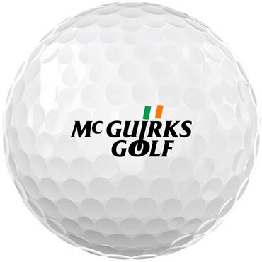 Srixon Distance McGuirks Logo Balls Dozen  White