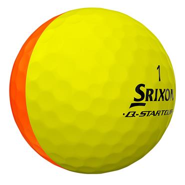 Srixon Q-Star Tour Divide Balls  Yellow - Orange