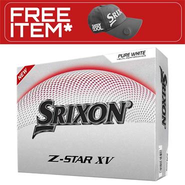 Srixon Z-STAR XV Golf Balls  Dozen  PURE WHITE