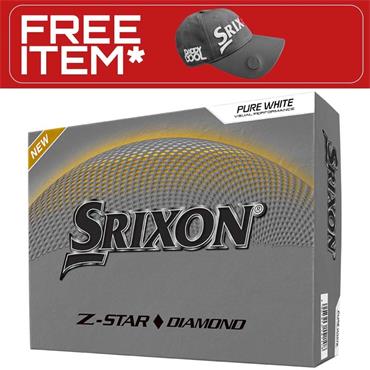 Srixon Z-STAR DIAMOND Golf Balls Dozen  PURE WHITE