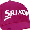 Srixon Baseball Cap with Magnetic Marker  Raspberry - White