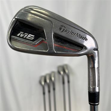 TaylorMade M6 5-PW +0.5" KBS Regular Steel Irons Gents RH