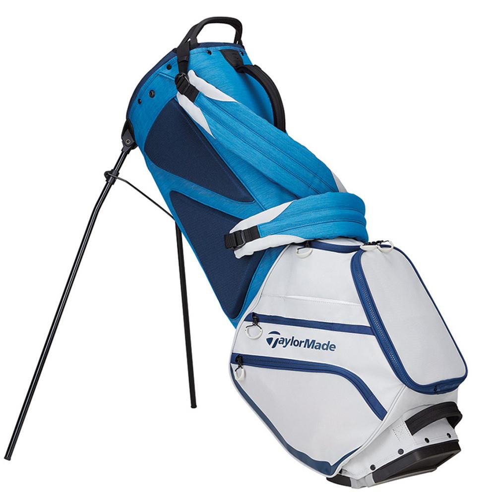 TaylorMade Flextech Stand Bag Black White Grey Blue Golf Store
