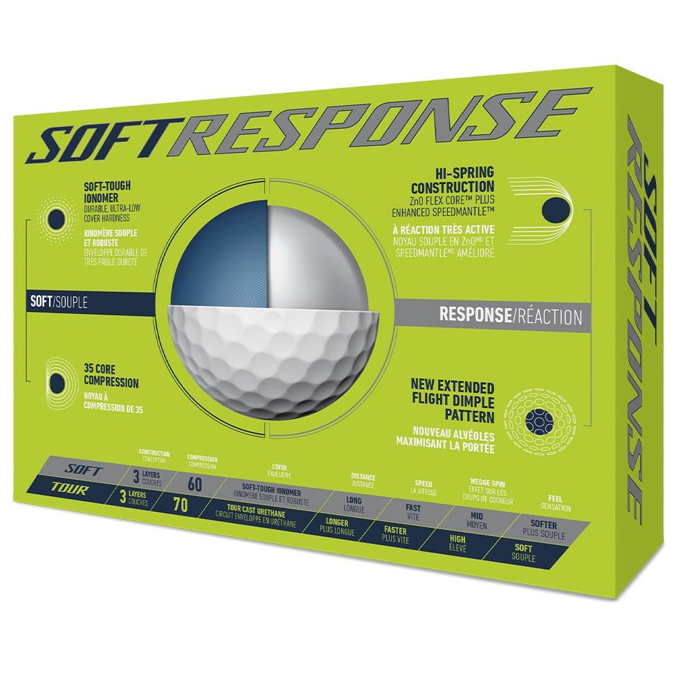 TaylorMade Soft Response Golf Balls White Golf Store
