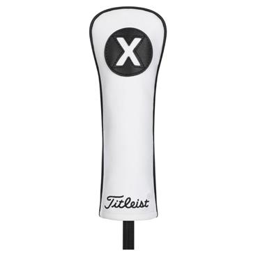 Titleist Leather Hybrid Headcover  Black - White