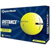 TaylorMade Distance + Golf Balls Dozen Yellow