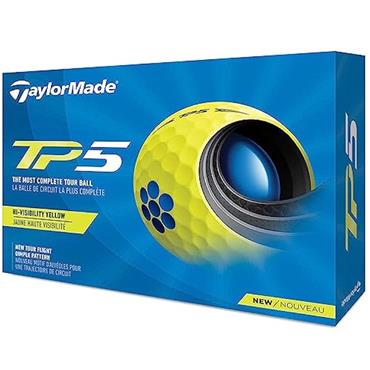 TaylorMade TP5 Golf Balls Dozen Yellow