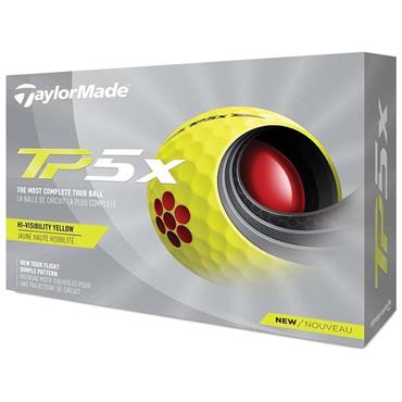 TaylorMade TP5x Golf Balls Dozen Yellow