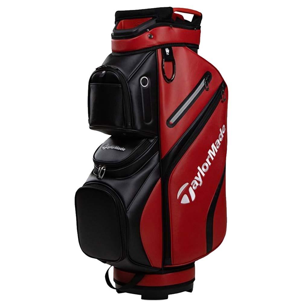 TaylorMade Deluxe Cart Bag Red Black Golf Store