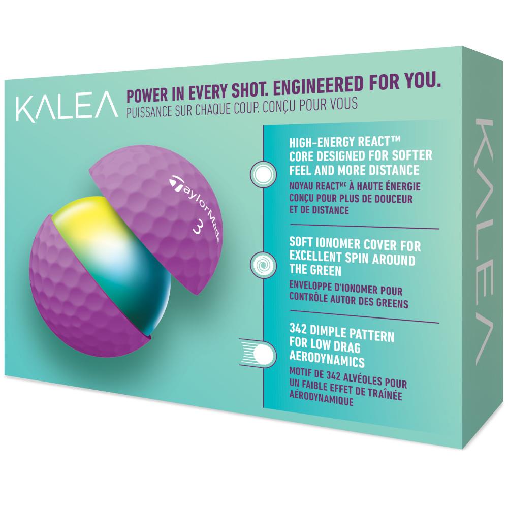 TaylorMade Kalea Golf Ball Dozen Purple Irish Golf Store