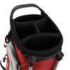 TaylorMade Flextech Superlite Stand Bag  Silver - Red