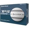 TaylorMade TP5 Stripe Golf Balls Dozen White