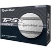 TaylorMade TP5x Stripe Golf Balls Dozen White