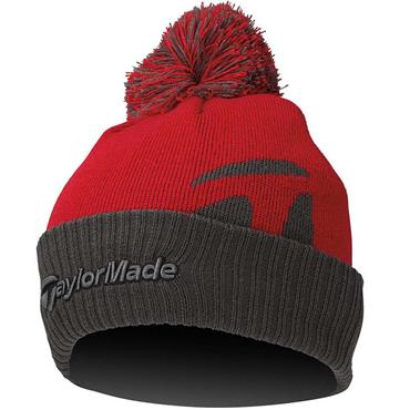 TaylorMade Gents Bobble Beanie  Red