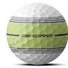 TaylorMade Tour Response Stripe Golf Ball Dozen Neon -Yellow