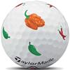 TaylorMade TP5 pix 3.0 Peppers Golf Ball Dozen White
