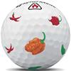 TaylorMade TP5 pix 3.0 Peppers Golf Ball Dozen White