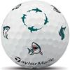 TaylorMade TP5 pix 3.0 Sharks Ball Dozen White