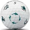 TaylorMade TP5 pix 3.0 Sharks Ball Dozen White