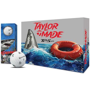 TaylorMade TP5 pix 3.0 Sharks Ball Dozen White