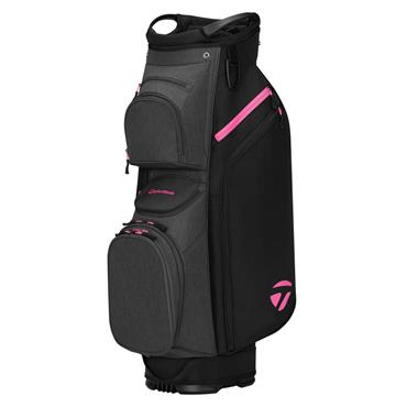 TaylorMade Cart Lite Bag  Black - Grey - Neon Pink