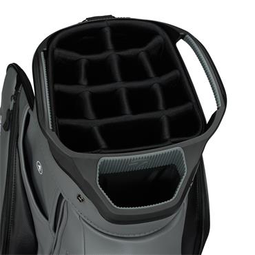 TaylorMade Deluxe Cart Bag  Black - Grey