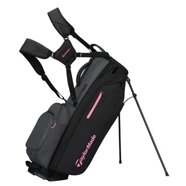 TaylorMade Flextech Crossover Stand Bag  Grey - Black - Neon Pink