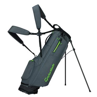 TaylorMade Flextech Superlite Stand Bag  Grey - Neon Green