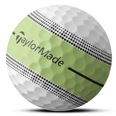 TaylorMade Tour Response Stripe Ball Dozen Neon -Yellow