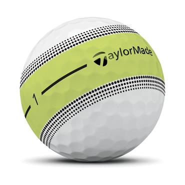 TaylorMade Tour Response Stripe Ball Dozen Neon -Yellow