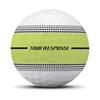 TaylorMade Tour Response Stripe Ball Dozen Neon -Yellow