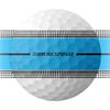 TaylorMade Tour Response Stripe Ball Dozen Neon Blue