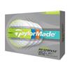 TaylorMade Tour Response Stripe Ball Dozen Neon Multi