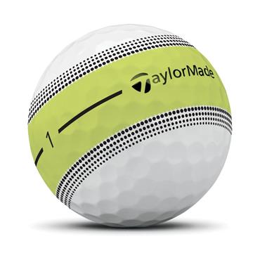 TaylorMade Tour Response Stripe Ball Dozen Neon Multi