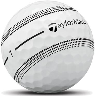 TaylorMade Tour Response Stripe Ball Dozen White
