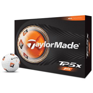 TaylorMade TP5x pix 2026 Ball Dozen White