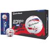 TaylorMade Speedsoft Ink Ball Dozen Blue - Red
