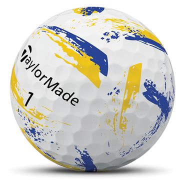 TaylorMade Speedsoft Ink Ball Dozen Yellow - Blue