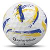 TaylorMade Speedsoft Ink Ball Dozen Yellow - Blue