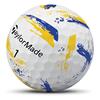 TaylorMade Speedsoft Ink Ball Dozen Yellow - Blue