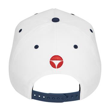 TaylorMade Gents LS A-Frame Stock Rope Hat Regular White