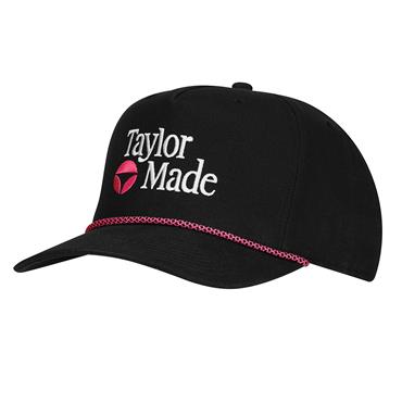 TaylorMade Gents LS A-Frame Stock Rope Hat Regular Black