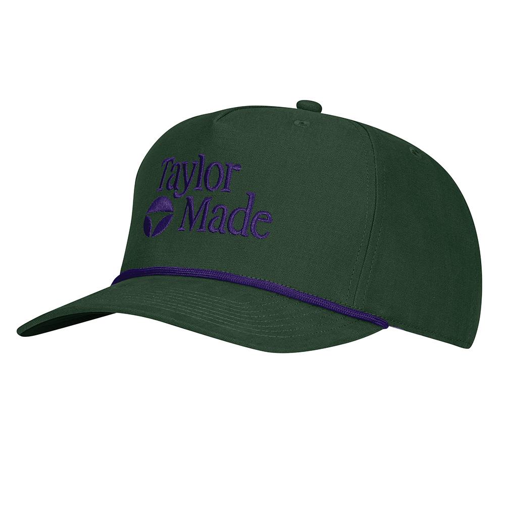 Ls Rope Hat TaylorMade Gents LS A-Frame Legacy Stock Rope Hat Forest