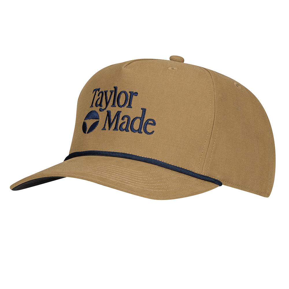 Ls Rope Hat TaylorMade Gents LS A-Frame Legacy Stock Rope Hat Light Brown