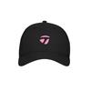 TaylorMade Gents LS Radar Stock Hat Regular Black - Neon Pink