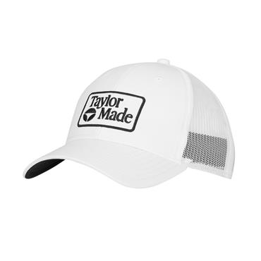 TaylorMade Gents LS Radar Trucker Hat Regular White