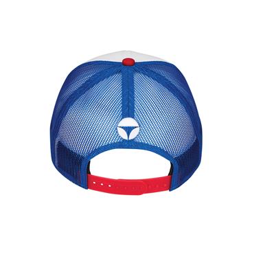 TaylorMade Gents LS Radar Trucker Hat Regular Red - White - Blue