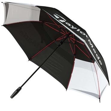 TaylorMade 64" Doble Canopy Umbrella  Black - White